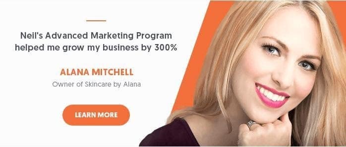 An Ad for Neil Advanced marketing Program that helped grow a business by 300%. 