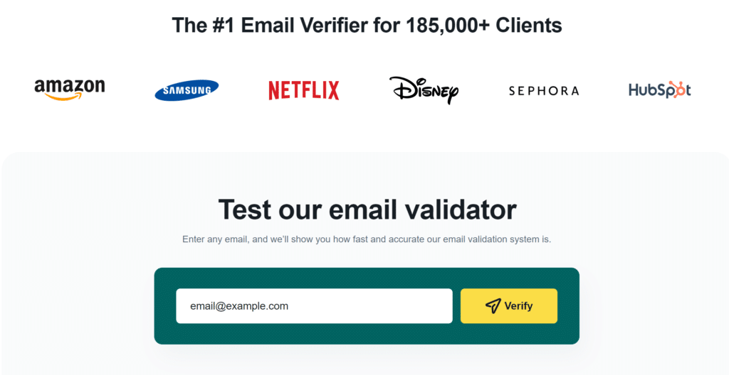 Screenshot of the ZeroBounce free email verifier illustrating how ZeroBounce can detect abuse emails and help you avoid spam complaints.